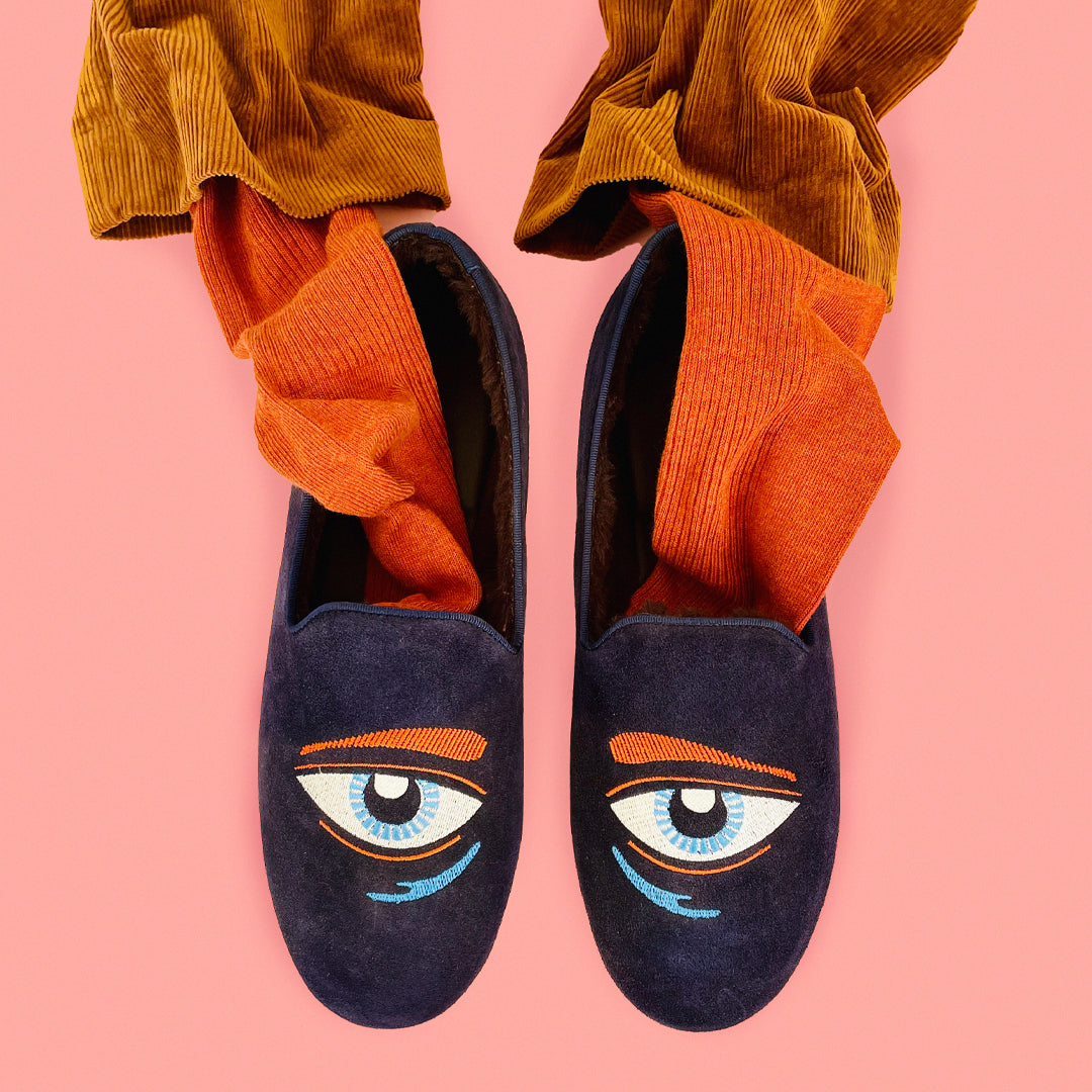 Hums Pantuflas - Mocasínes Puntos de la Ciudad