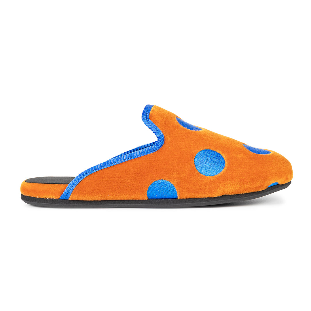 Big Blue Dot Slipper